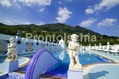 Hotel Terme Manzi - La piscina termale esterna con solarium