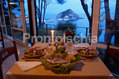 Hotel Lumihe - Le prelibatezze nella sala ristorante panoramica