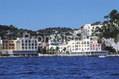 Albergo della Regina Isabella - La struttura vista dal mare