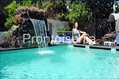 Hotel La Floridiana - La piscina esterna con cascata cervicale