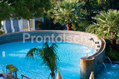 Hotel La Reginella - Le cascate cervicali della piscina in giardino