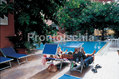 La piscina termale esterna