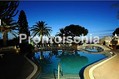 Hotel Parco Villa Teresa - Piscina termale in giardino all'imbrunire