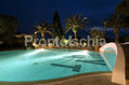 Hotel Parco Villa Teresa - Piscina termale esterna illuminata