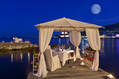 Cena romantica sul pontile sell'Hotel.